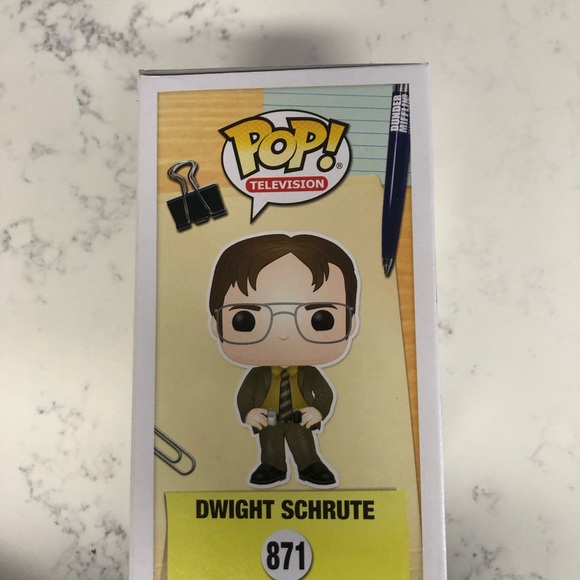 NWT Funko Pop Dwight Schrute Never Opened The Office - Picture 5 of 7